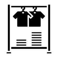 Clothes Rack vector icon