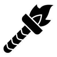 Pirate Torch vector icon