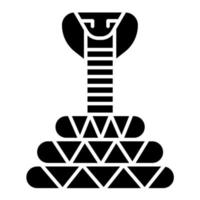 icono de vector de serpiente