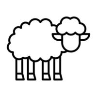 Sheep vector icon