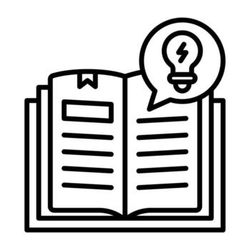 Knowledge vector icon