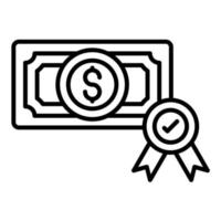 Money Standards vector icon