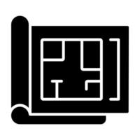 House Blueprint vector icon