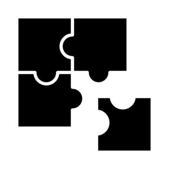 Puzzle vector icon