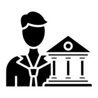 Agent Banking vector icon