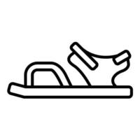 Sandal vector icon