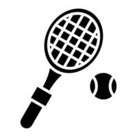 tenis raqueta vector icono