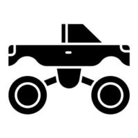 Bigfoot Car vector icon