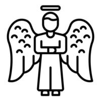 ángel vector icono