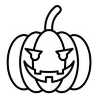 Jack o linterna vector icono