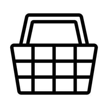 Basket vector icon
