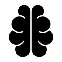 icono de vector de cerebro