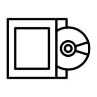 Compact Disk vector icon