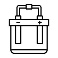 Electrolysis vector icon