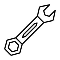 Spanner vector icon