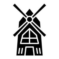 Windmill vector icon