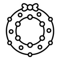 Wreath vector icon