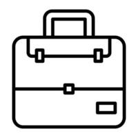 Briefcase vector icon