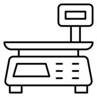 Scale Machine vector icon