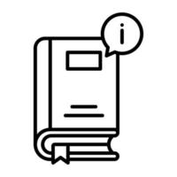 Book Information vector icon