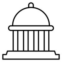 Capitol vector icon