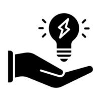 Energy Saving vector icon