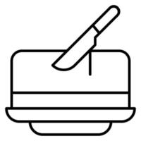 Butter vector icon