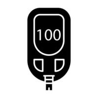 Glucometer vector icon