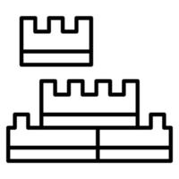 Blocks vector icon