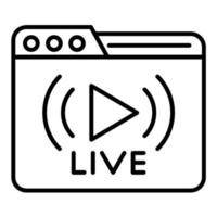 Video Streaming vector icon