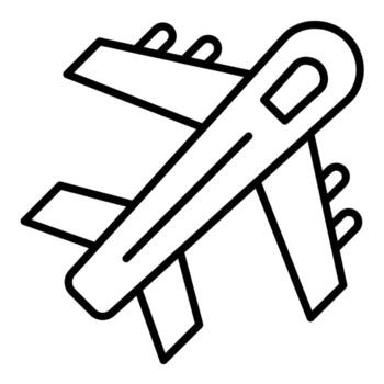 Aircraft vector icon