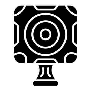 Round Webcam vector icon