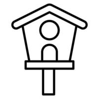 Birds House vector icon