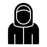 Veil vector icon