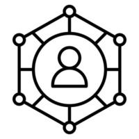 User Connection vector icon