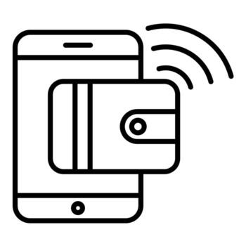 Ewallet vector icon