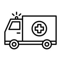 Ambulance vector icon