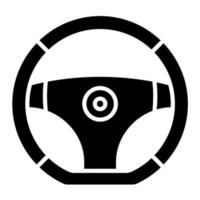 Steering Wheel vector icon