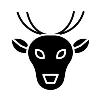 icono de vector de ciervo