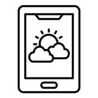 Weather App vector icon