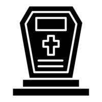 Grave vector icon