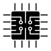 Circuit vector icon