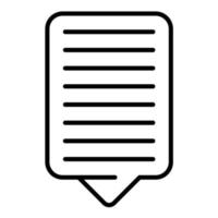 Speech Writer vector icon