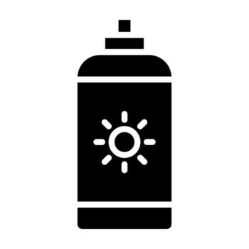 Sunscreen vector icon