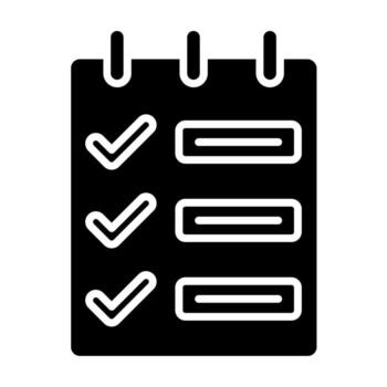 Tasks vector icon