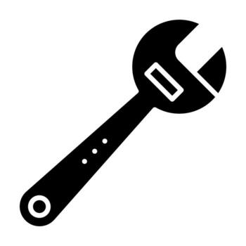 Wrench vector icon