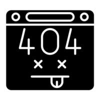 404 Error vector icon