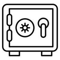 Safebox vector icon