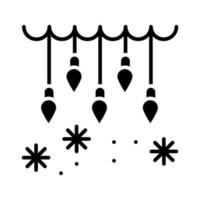 Winter Lights vector icon