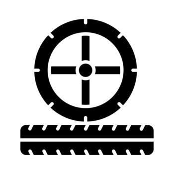 Tire vector icon